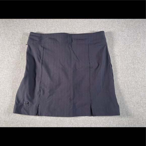 Under Armour Glof Tennis Skort skirt black side zip size 4 - Picture 4 of 6